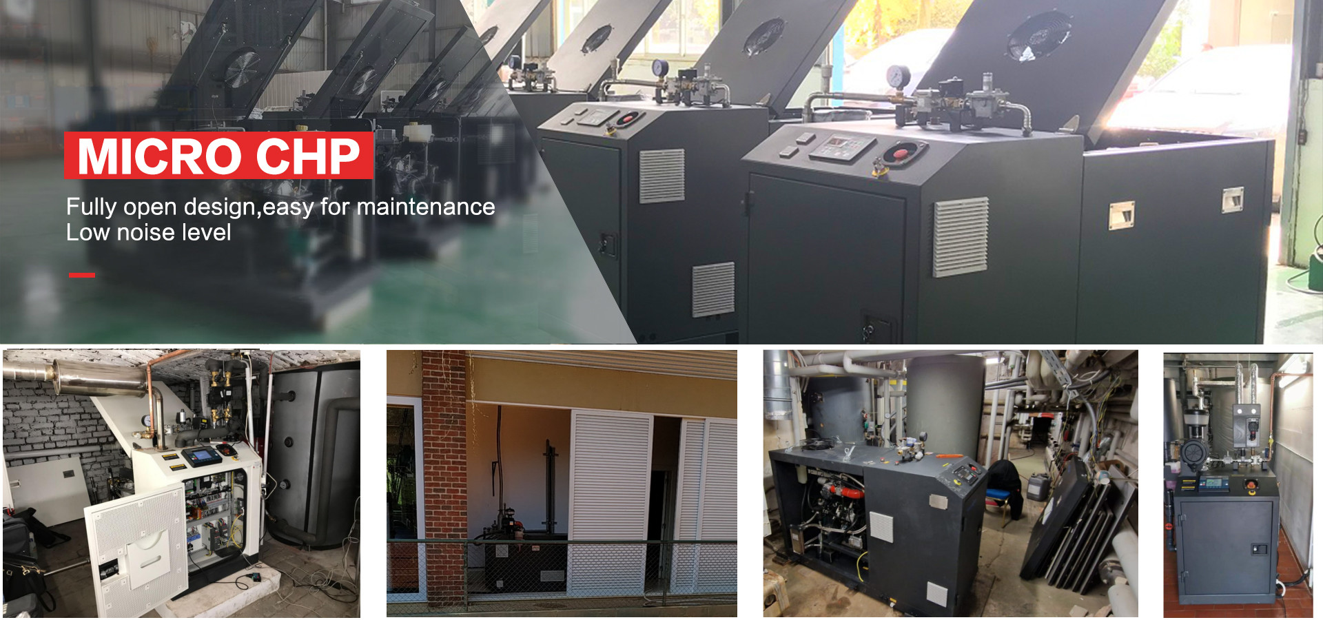 Qualità CHP a gas naturale fabbrica