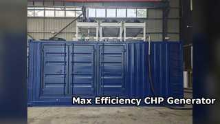 Efficienza massima del generatore CHP a gas naturale da 160 kW