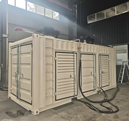 Un buon prezzo. Tipo di contenitore Unità di cogenerazione a gas naturale ad alta efficienza e basso rumore di 120 kW a 150 KVA in linea