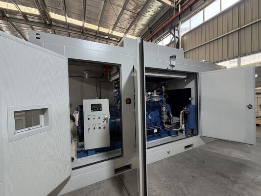 Un buon prezzo. Gruppo Elettrogeno Silenziato da Esterno Containerizzato Antipioggia Insonorizzato con Motore Yuchai a Gas Naturale 300KW 400KVA 400KW 500KVA in linea