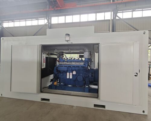 Un buon prezzo. Generatore di gas CNG elettrico insonorizzato e antipioggia da 300kw 400kVA 400kw 500kVA con motore Yuchai Weichai Baudouin in linea