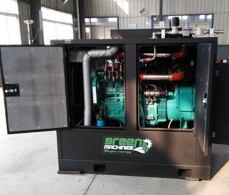 Un buon prezzo. CE di CHP BHKW 30KW 40KVA del biogas certificato per il riscaldamento dell'alimentazione elettrica dell'azienda agricola dell'acqua calda in linea
